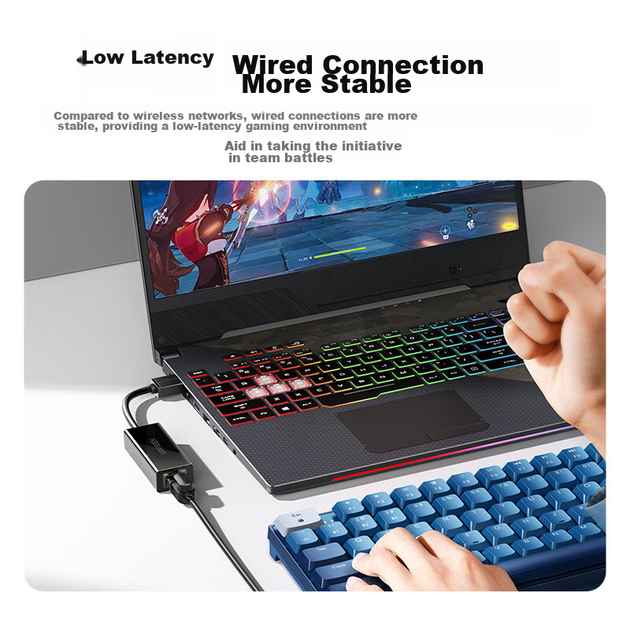 Адаптер UGREEN 20256 USB 3.0 - RJ45 гигабитный - изображение 5