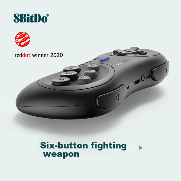Бездротовий геймпад 8BitDo M30 PC/Mac/Nintendo Switch/Android Black - Фото 4 Бездротовий геймпад 8BitDo M30 PC/Mac/Nintendo Switch/Android Black - зображення 4