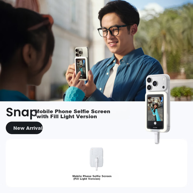 Універсальний екран-проектор для селфі Insta360 Snap із заднім екраном для Apple та Android - зображення 4