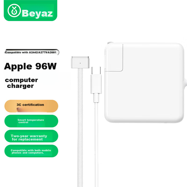 Зарядное устройство BIAZE 96 Вт для MacBook Pro, Type-C - MagSafe 3, A2442, A2779, A2681 - изображение 4
