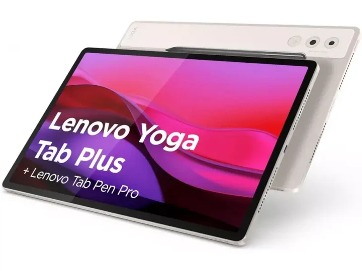 Планшет Lenovo Yoga Tab Plus 16/256GB WiFi Seashell + Pen (ZAEG0153DE) - Фото 2 Планшет Lenovo Yoga Tab Plus 16/256GB WiFi Seashell + Pen (ZAEG0153DE) - изображение 2