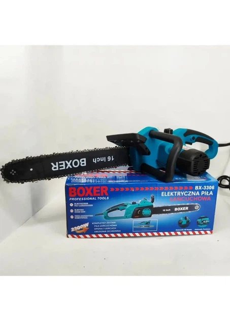 Електропила мережева Boxer BX 3306 2200 Вт шина 40 см автоматичне змащення ланцюга металева для розпилювання деревини заготівлі дров обрізання дерев і господарських робіт - Фото 9 Електропила мережева Boxer BX 3306 2200 Вт шина 40 см автоматичне змащення ланцюга металева для розпилювання деревини заготівлі дров обрізання дерев і господарських робіт - зображення 9