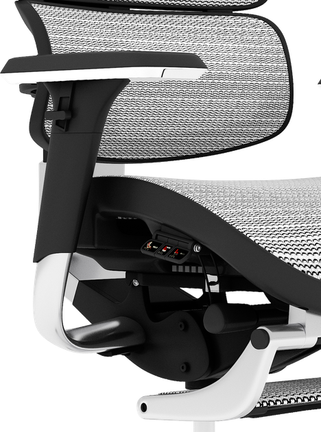 Офисное эргономичное кресло GT Racer X-702L Light Gray (W17-1) - изображение 6