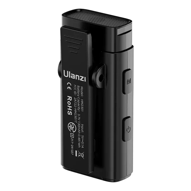Беспроводной петличный микрофон Ulanzi Vijim HM2301 (Type-C), двойной для телефона и планшета - Фото 6 Беспроводной петличный микрофон Ulanzi Vijim HM2301 (Type-C), двойной для телефона и планшета - изображение 6