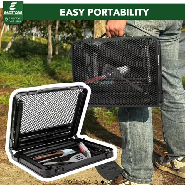 Складной туристический стол EASTSTORM 60x40 см - изображение 4