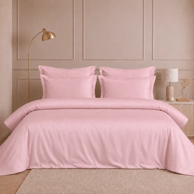 Комплект постельного белья Mirson Семейный 2 x 143 x 210 см №12 Soft Peach Tencel (2200013882695) - Фото 2 Комплект постельного белья Mirson Семейный 2 x 143 x 210 см №12 Soft Peach Tencel (2200013882695) - изображение 2