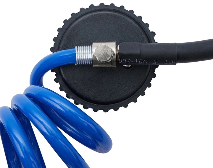 Автокомпресор Vitol К-72 150 psi 25 А 90 л 2 циліндра шланг 5 м з дефлятором клеми (К-72) - изображение 11