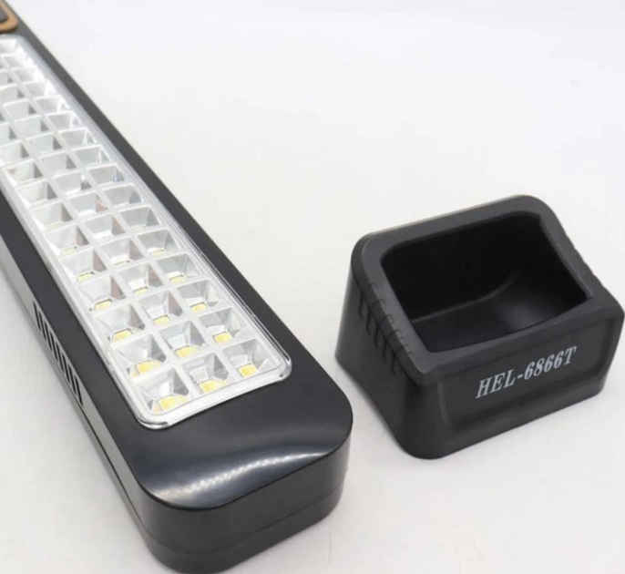 Аккумуляторный кемпинговый фонарь Haverliung HEL-6866T на солнечной батарее 48 LED с 5 режимами (переносной аварийный светильник-прожектор USB) - Фото 3 Аккумуляторный кемпинговый фонарь Haverliung HEL-6866T на солнечной батарее 48 LED с 5 режимами (переносной аварийный светильник-прожектор USB) - изображение 3
