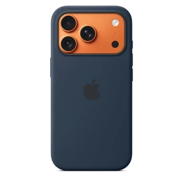 Чохол силіконовий Original Silicone Case MagSafe для iPhone 17 Pro Max протиударний пилозахищений темно-синій - Фото 5 Чохол силіконовий Original Silicone Case MagSafe для iPhone 17 Pro Max протиударний пилозахищений темно-синій - зображення 5