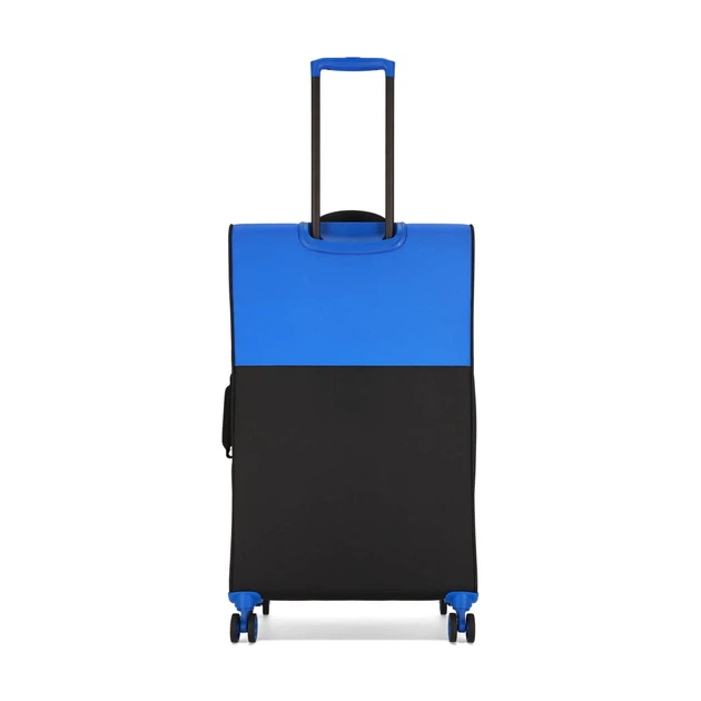Чемодан Bagland Stella L 77 л полиэстер 900D PVC синий - изображение 4