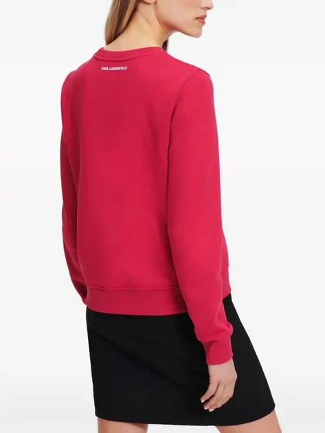 Світшот жіночий Karl Lagerfeld Ikon Logo червоний L - Фото 2 Світшот жіночий Karl Lagerfeld Ikon Logo червоний L - изображение 2