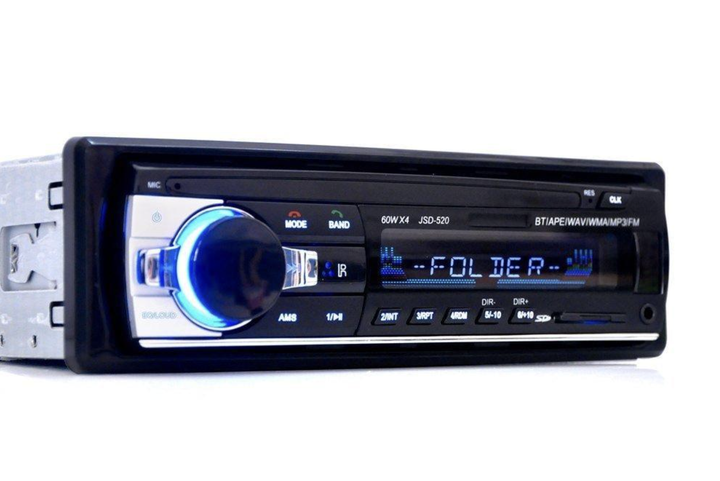 Автомагнитола JSD-520 520BT с Bluetooth, встроенным микрофоном, FM-радио, двумя USB, поддержкой SD/MMC, пультом ДУ, эквалайзером и 4-канальным аудиовыходом - изображение 7