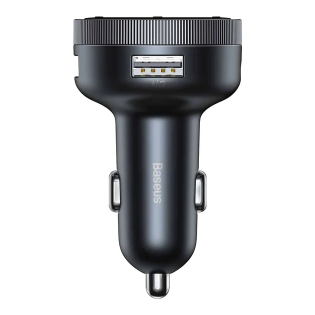 FM-трансмітер Baseus Enjoy Car Wireless MP3 Charger Bluetooth 5.0 USB Type-A чорний - зображення 5