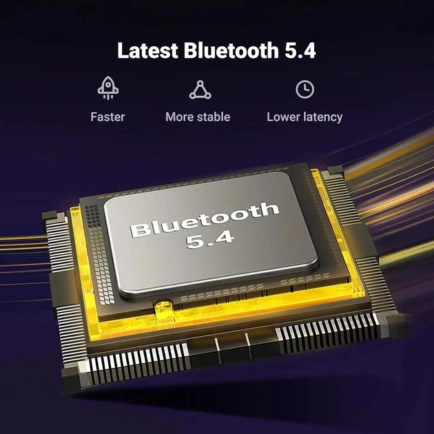 USB Bluetooth-адаптер UGREEN CM748 Bluetooth 5.4 зовнішній до 20 м чорний - зображення 2