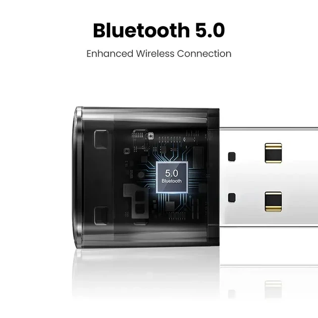 Адаптер USB Bluetooth 5.0 UGREEN CM390 чорний пластик - зображення 8
