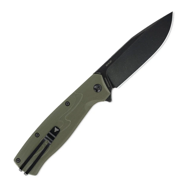Нож складной туристический SRM (9.2 см) 14C28N / G10 зеленый - изображение 4