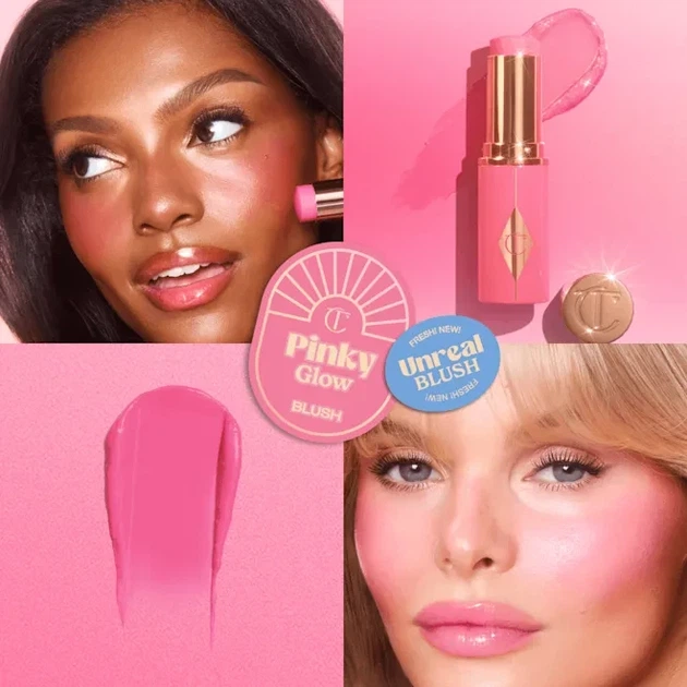 Румяна стик Charlotte Tilbury Unreal Blush Healthy Glow Stick Pinky Glow 9g - изображение 2