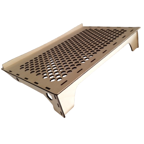 Столик-подставка EcoWood "Соты" для ноутбука до 15.6" 38х28х7.5 см Охлаждающий Береза (EW817544398) - Фото 3 Столик-подставка EcoWood "Соты" для ноутбука до 15.6" 38х28х7.5 см Охлаждающий Береза (EW817544398) - изображение 3