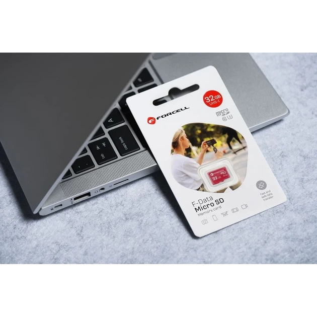 Карта пам'яті microSD 32GB U3 Class 10 Forcell F-Data Red (5903396324727) - Фото 2 Карта пам'яті microSD 32GB U3 Class 10 Forcell F-Data Red (5903396324727) - зображення 2
