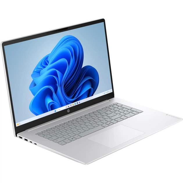 Ноутбук HP OmniBook 3 17-dk0001ua 17.3" FHD IPS, 300n/Core 3-100U(4.7)/16Gb/SSD512Gb/Intel Gr/DOS/Сріблястий (DM8D7EA) - Фото 2 Ноутбук HP OmniBook 3 17-dk0001ua 17.3" FHD IPS, 300n/Core 3-100U(4.7)/16Gb/SSD512Gb/Intel Gr/DOS/Сріблястий (DM8D7EA) - зображення 2
