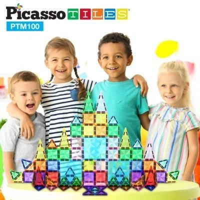 Конструктор Picasso магнітний Tiles Mini Diamond Series Set 100 деталей (817338022327) - Фото 6 Конструктор Picasso магнітний Tiles Mini Diamond Series Set 100 деталей (817338022327) - зображення 6