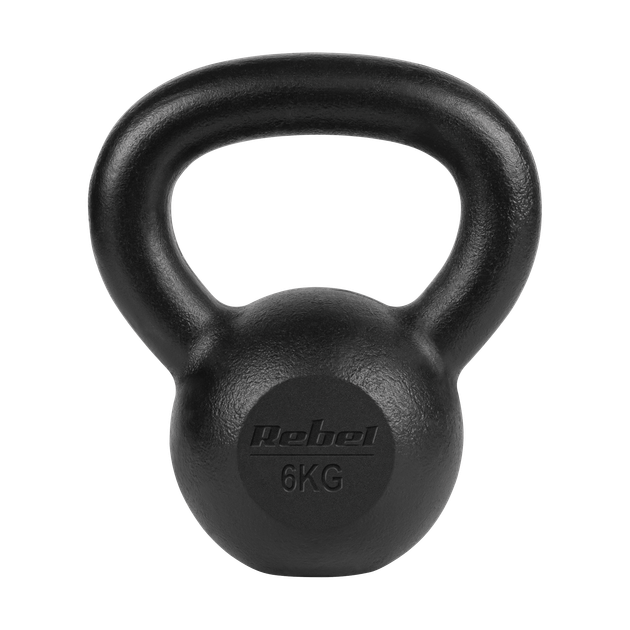 Спортивна чугуна гиря Rebel Active 6 кг для фітнесу - зображення 3