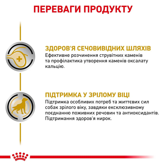 Сухой корм для собак Royal Canin Urinary S/O AGEING 7+ от 7 лет для мочевых путей 1.5 кг (R448559) - изображение 2