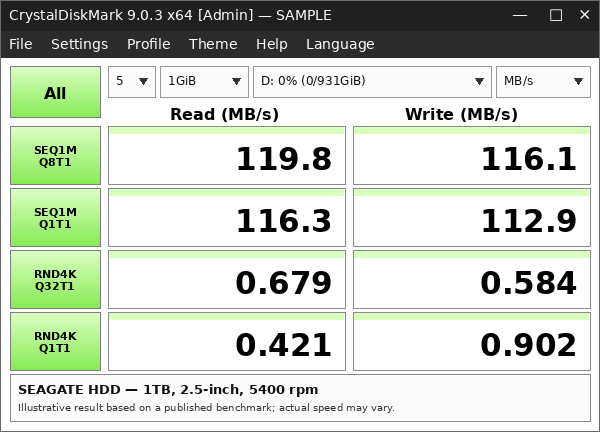 Жорсткий диск HDD Seagate 1TB 2.5″ SATA III 8MB б/в для ноутбука та комп’ютера - Фото 4 Жорсткий диск HDD Seagate 1TB 2.5″ SATA III 8MB б/в для ноутбука та комп’ютера - зображення 4