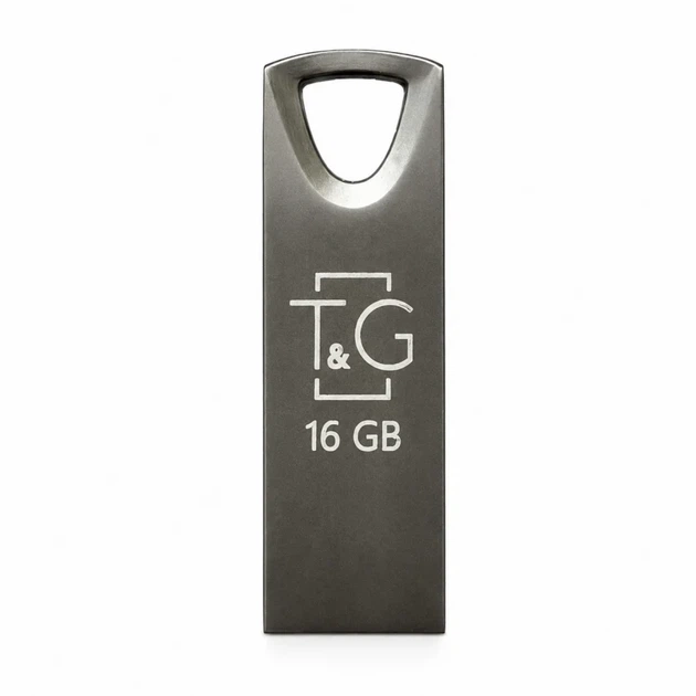 Флеш-память USB 2.0 T&G Metal 16GB моноблок металл черный - Фото 1 Флеш-память USB 2.0 T&G Metal 16GB моноблок металл черный - изображение 1