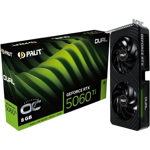Відеокарта PALIT Nvidia GeForce RTX 5060 Ti Dual OC 8GB (NE7506TT19P1-GB2062D) - зображення 10