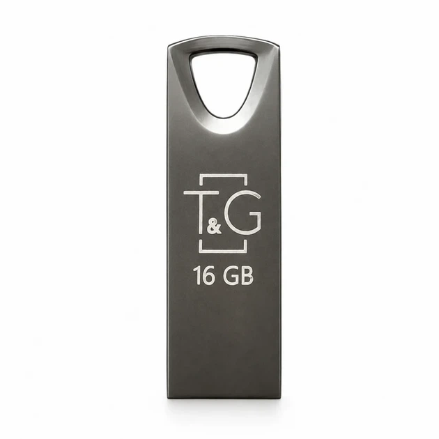 Флеш-память USB 16GB T&G Metal USB 2.0 моноблок металлический серебристый - Фото 1 Флеш-память USB 16GB T&G Metal USB 2.0 моноблок металлический серебристый - изображение 1