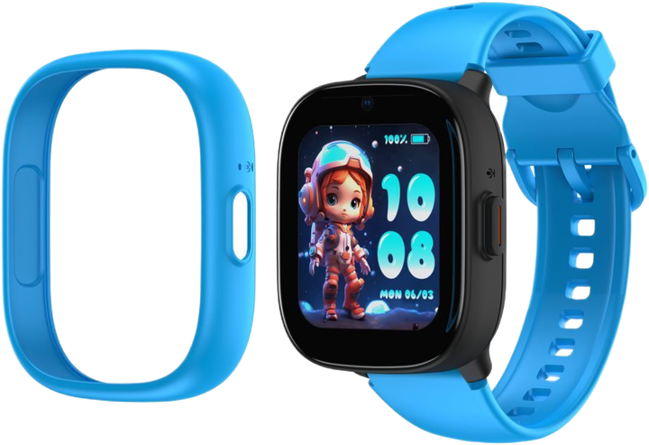 Детские смарт-часы Lagenio 4G Kids Watch K3 Blue (6978636410071) - изображение 4