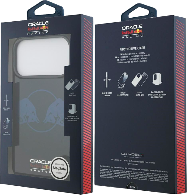 Etui Red Bull IML Two Bulls MagSafe do Apple iPhone 17 Pro Max Navy (3666339528935) - obraz 8