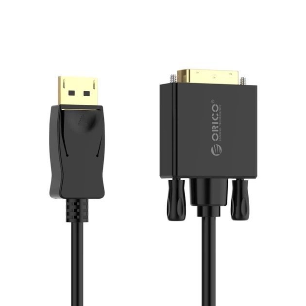 Kabel Orico XD‑DTD DisplayPort to DVI 4K 3 m (6936761873161) - obraz 4