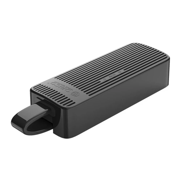 Adapter sieciowy Orico UTK‑U3 USB‑A 3.0 to RJ45 Gigabit Ethernet Black (6942227181053) - obraz 3