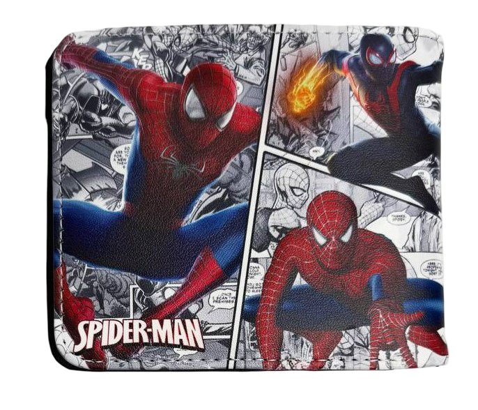 Кошелек детский Человек-паук (Spider-Man), подростковый кошелек с отделениями для карт и денег - Фото 2 Кошелек детский Человек-паук (Spider-Man), подростковый кошелек с отделениями для карт и денег - изображение 2