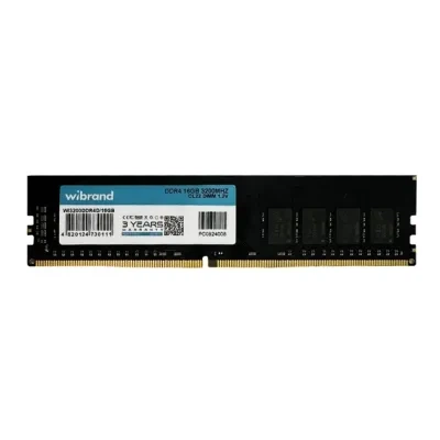 Модуль пам'яті для комп'ютера DDR4 16GB 3200 MHz Wibrand (WI3200DDR4D/16GB) - Фото 1 Модуль пам'яті для комп'ютера DDR4 16GB 3200 MHz Wibrand (WI3200DDR4D/16GB) - зображення 1