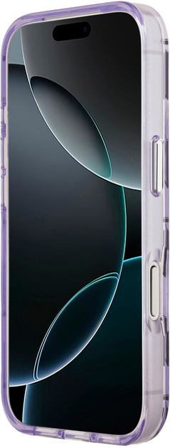 Etui Karl Lagerfeld IML KL Monogram MagSafe do Apple iPhone 17 Pro Purple (3666339505653) - obraz 5
