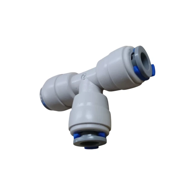 Фитинг тройник c двойным уплотнением для систем обратного осмоса 1/4QC - 1/4QC - 1/4QC ZQ - Фото 3 Фитинг тройник c двойным уплотнением для систем обратного осмоса 1/4QC - 1/4QC - 1/4QC ZQ - изображение 3
