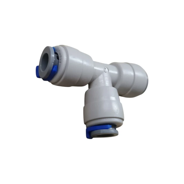 Фитинг тройник c двойным уплотнением для систем обратного осмоса 1/4QC - 1/4QC - 1/4QC ZQ - Фото 4 Фитинг тройник c двойным уплотнением для систем обратного осмоса 1/4QC - 1/4QC - 1/4QC ZQ - изображение 4
