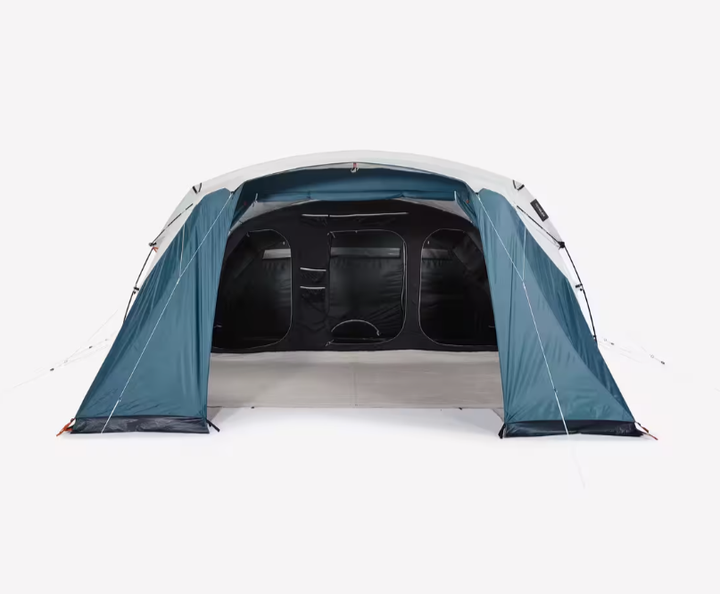 Туристическая Палатка с Тамбуром QUECHUA Arpenaz 6.3 F&B 6 Person Шестиместная Трехкомнатная Водонепроницаемая - изображение 7