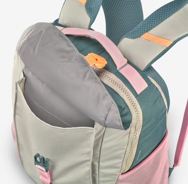 Дитячий Туристичний (Похідний) Рюкзак QUECHUA MH900 15л 39x25x20см Бірюзовий - зображення 6