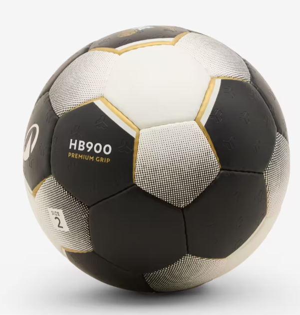 Детский Мяч Гандбольный KIPSTA HB900 Premium Grip №2 Черный - изображение 3