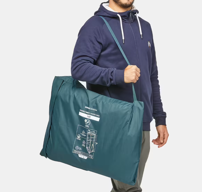 Складная Шафа Для Кемпинга Пикника QUECHUA Basic 115 х 62 х 50 см Синий - изображение 2