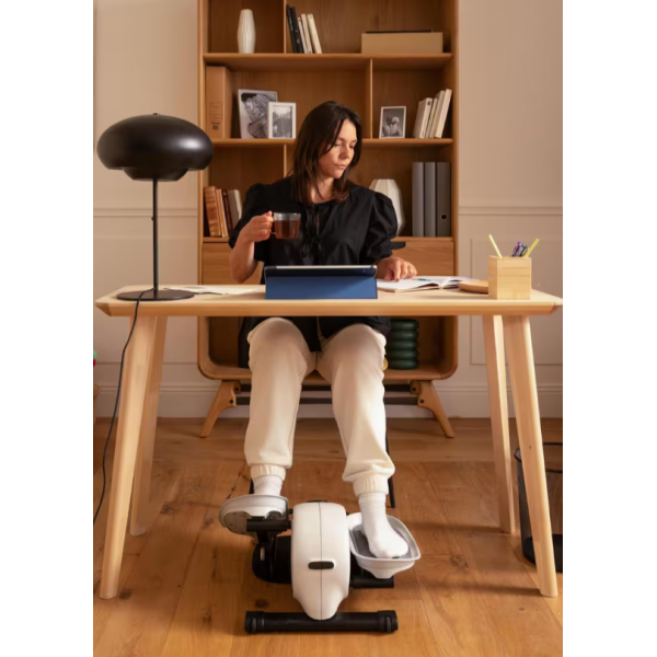 Мини Эллиптический Велосипед Велотренажер DOMYOS Active Desk Белый для Дома и Офиса - изображение 2