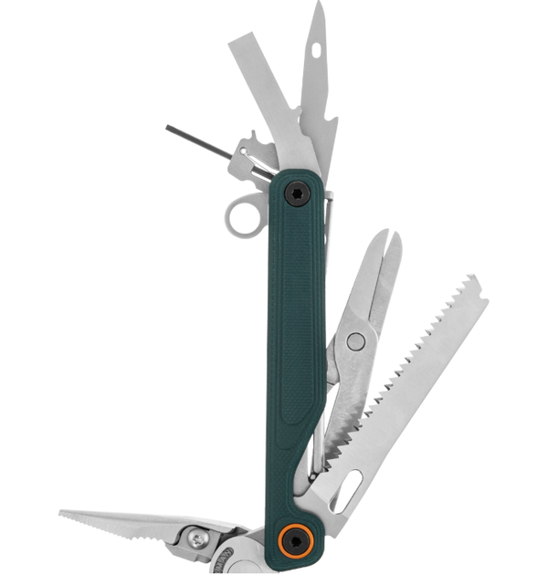 Мультитул из Порошковой Стали CPM MagnaCut Leatherman Wave Alpha Cascadia 16 Инструментов Зеленый (833401) - изображение 8