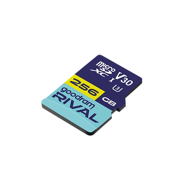Карта памяти microSD Goodram RIVAL 256GB 100MB/s UHS-I U3 V30 с адаптером SD (TGD-GGSM3AA2560R12) - Фото 3 Карта памяти microSD Goodram RIVAL 256GB 100MB/s UHS-I U3 V30 с адаптером SD (TGD-GGSM3AA2560R12) - изображение 3