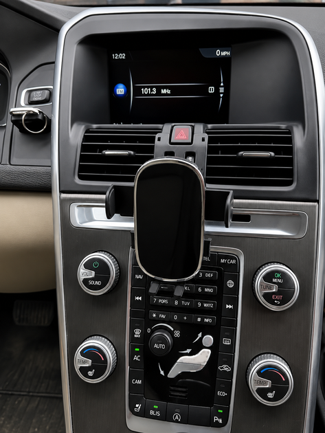 Держатель телефона для Volvo XC60 2009-2017 (Комлект: основа для панели Volvo XC60 + держатель телефона Хром). - Фото 1 Держатель телефона для Volvo XC60 2009-2017 (Комлект: основа для панели Volvo XC60 + держатель телефона Хром). - изображение 1
