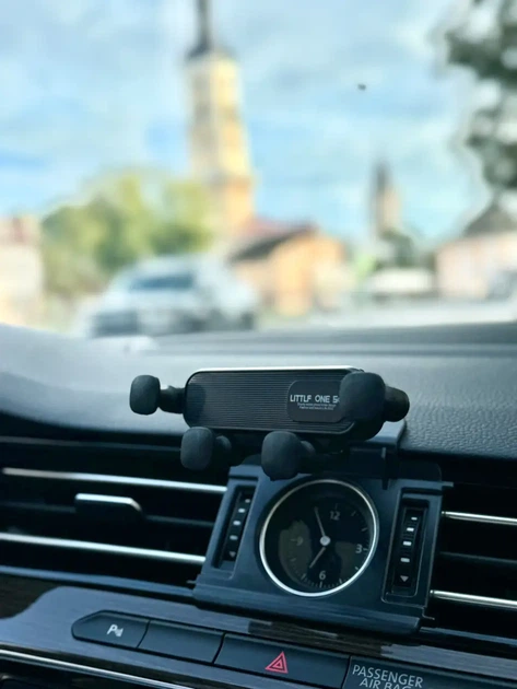 Комлект тримача для Volkswagen Passat B8 (основа під тримач B8 + тримач гравітаційний Little One). - Фото 1 Комлект тримача для Volkswagen Passat B8 (основа під тримач B8 + тримач гравітаційний Little One). - зображення 1