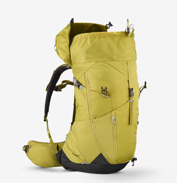 Туристический Рюкзак QUECHUA MH500 38л 62см x 30см x 31см Желтый Совместимые с Питьевой Системой - Фото 4 Туристический Рюкзак QUECHUA MH500 38л 62см x 30см x 31см Желтый Совместимые с Питьевой Системой - изображение 4